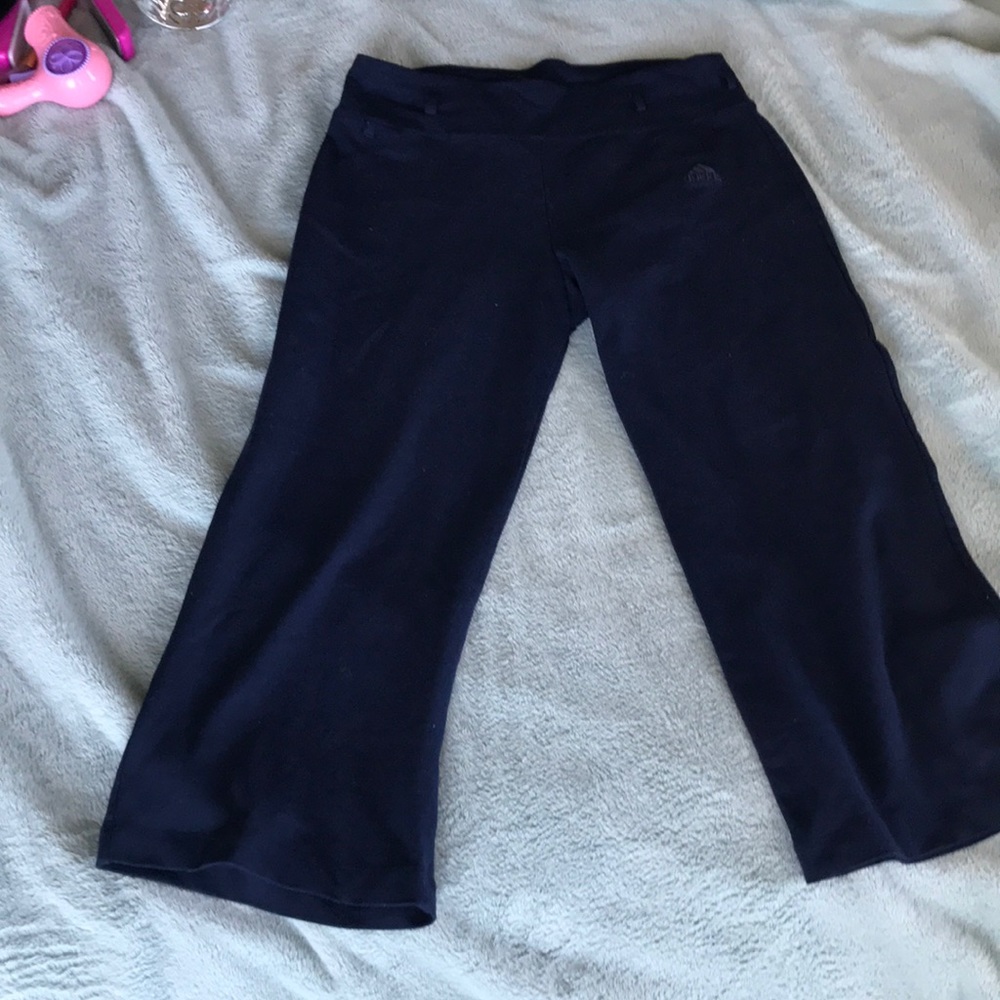 Adidas crop wide leg pants size S